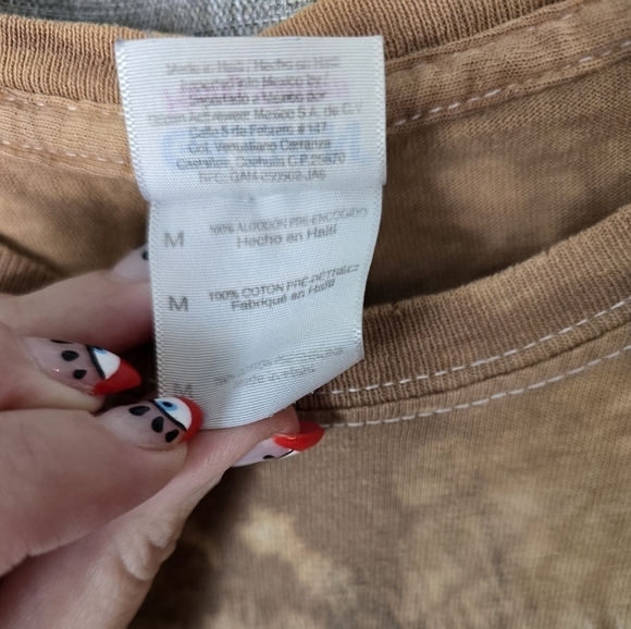 The Mountain Lion T Shirt Jeremy Paul Men's Medium Brown Tie Dye 2011 Big Cat - Picture 3 of 5